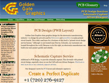 Tablet Screenshot of goldengategraphics.com